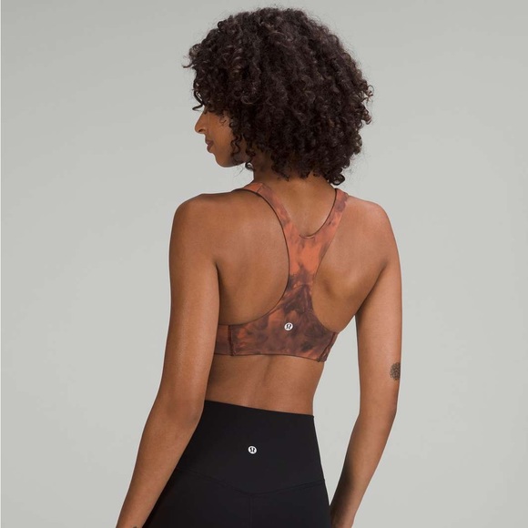 NWT Lululemon Wunder Train Bra Diamond Dye Canyon Rock Graphite Grey 8 C/D Cup - Picture 3 of 10